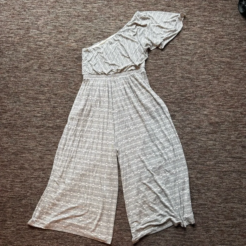 Anthropologie Maeve one shoulder wide leg Jamie Jumpsuit size XS - Picture 5 of 8